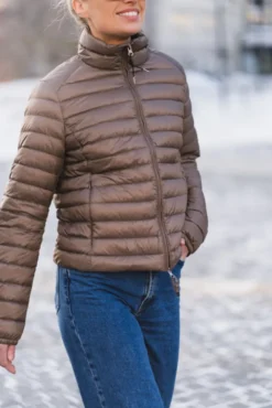Emilia Down Jacket Olive Brown