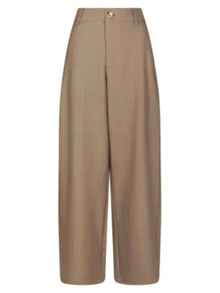 Essiall Pinstripe Pants Taupe