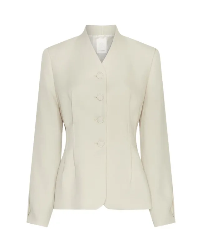 Esteriane Blazer Oatmeal Melange