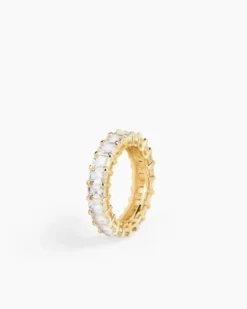 Eternity Emerald Ring Gold