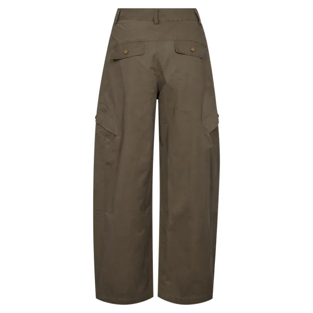 Evelyn Barrel Pant Army