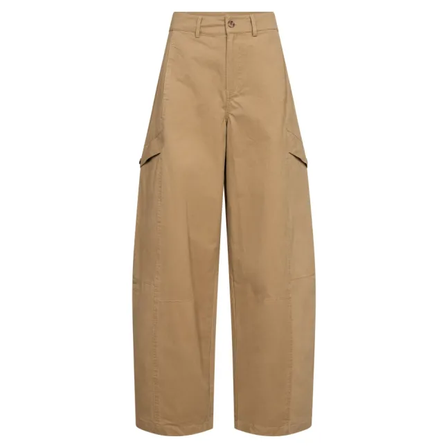 Evelyn Barrel Pant Sand