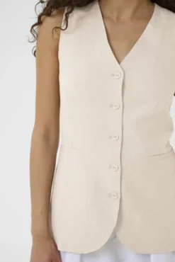 Farida Waistcoat Haze Melange