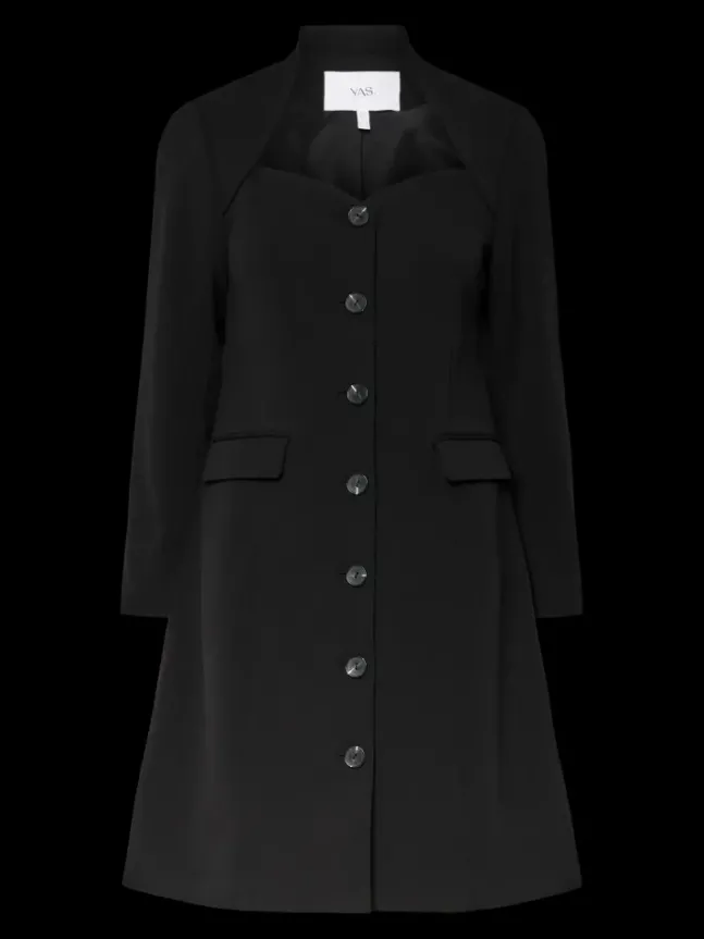 Favo LS Blazer Dress Black