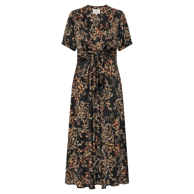 Faye Dress Melange Noir