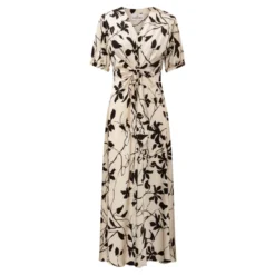 Faye Dress Mono Floral