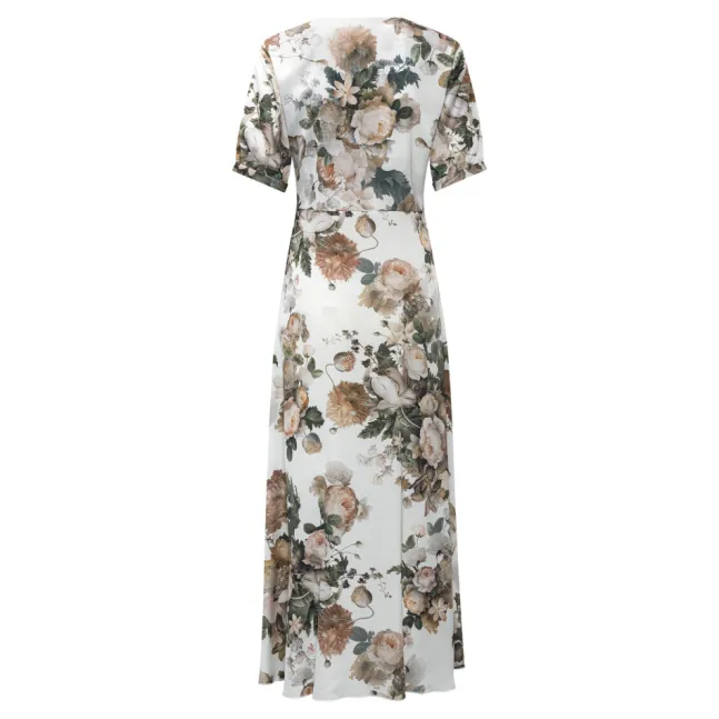 Faye Dress Pale Bouquet