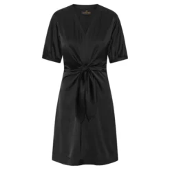 Faye Dress Short Semi Rich Black