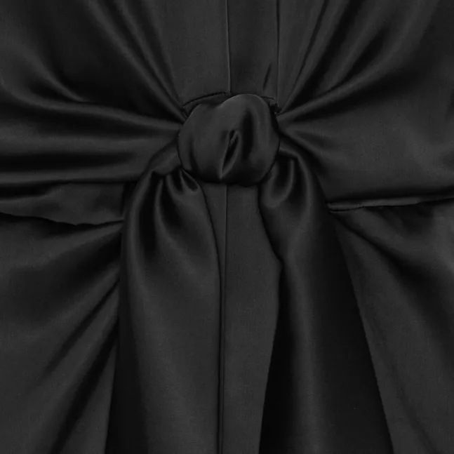 Faye Dress Short Semi Rich Black