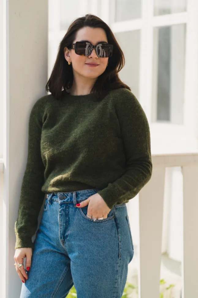 Fiona Dark Green Melange