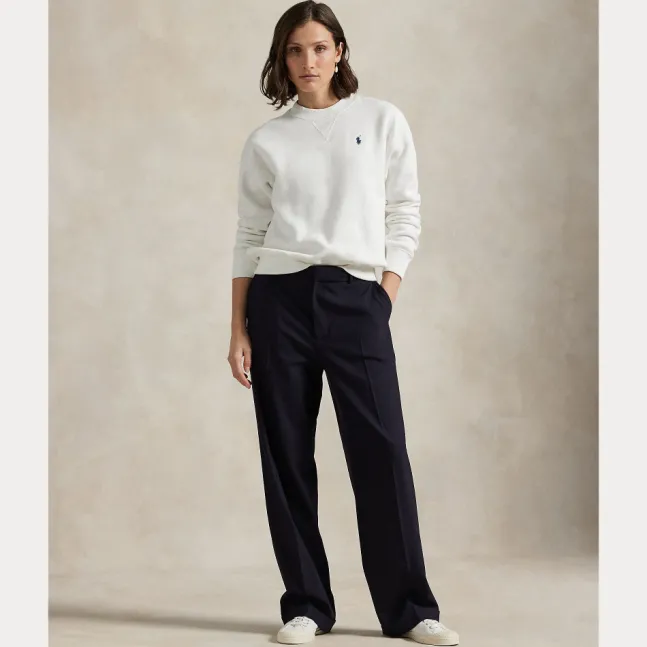 Fleece Crewneck White
