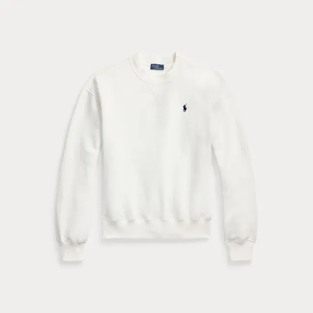 Fleece Crewneck White