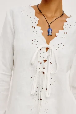 Fleur Top White