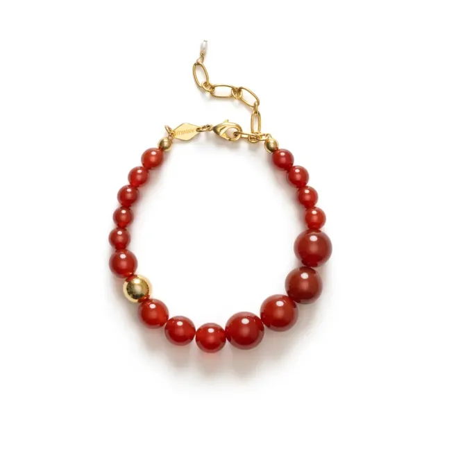 Float Bracelet Red Jade