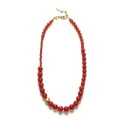 Float Necklace Red Jade