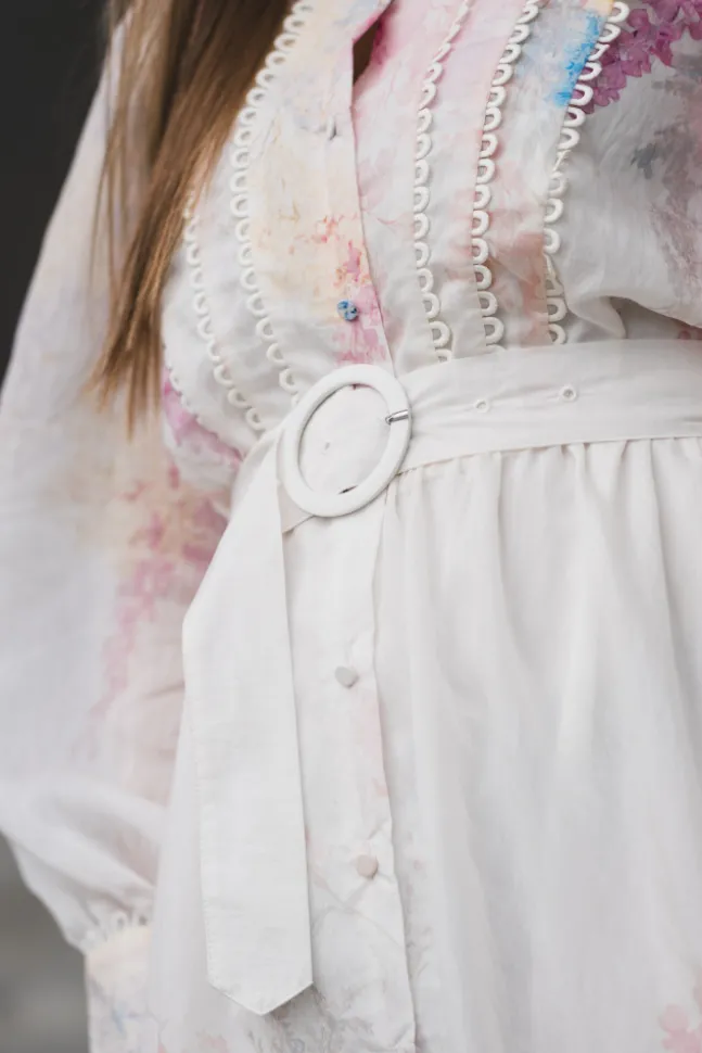 Florence LS Long Dress Pristine Florence Aop