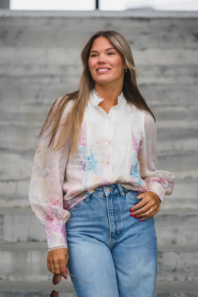 Florence LS Shirt Pristine Florence Aop