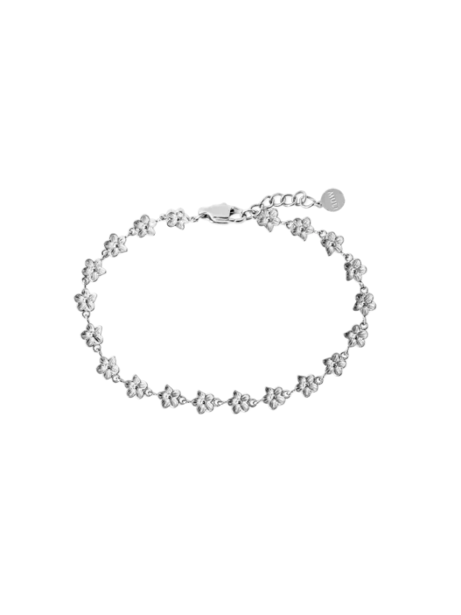 Flower Bracelet Silver