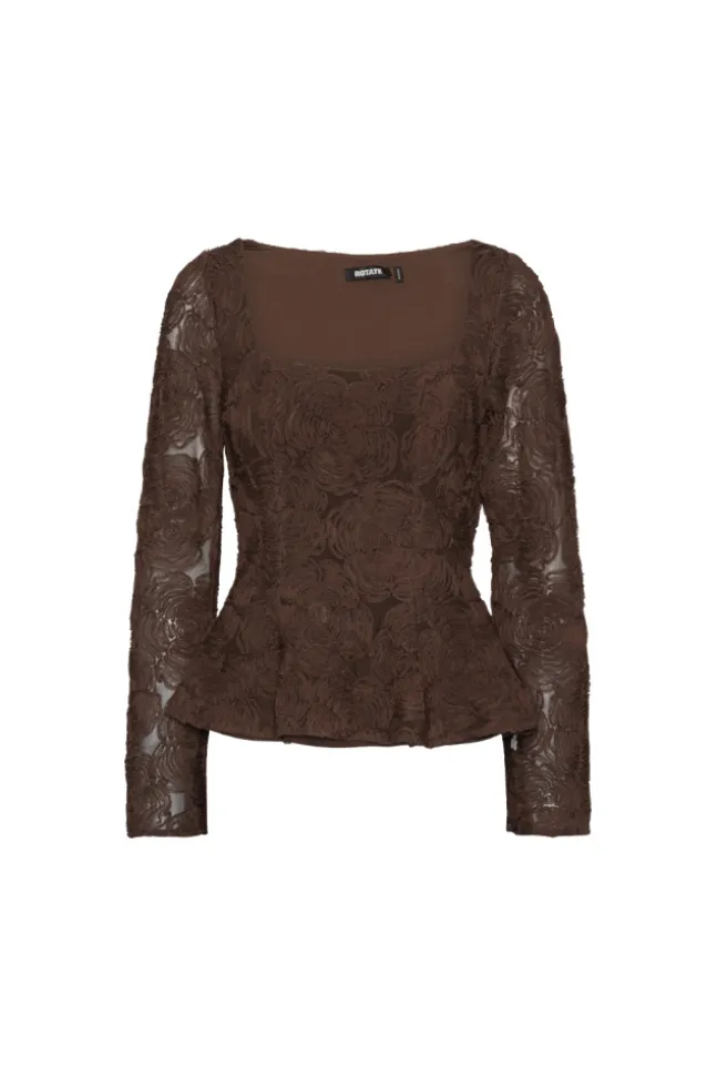 Flower Mesh Top Mole