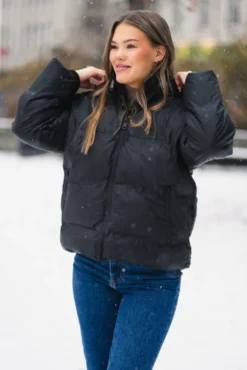 Fox C Puffer Jacket Black