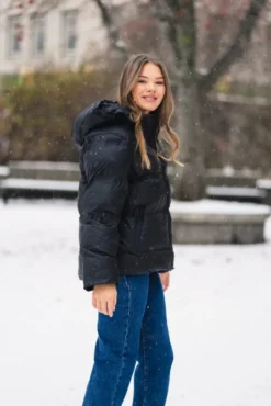 Fox C Puffer Jacket Black