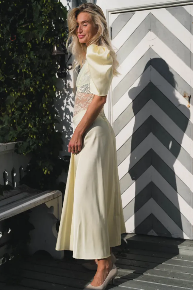 Francis Midi Dress Lemonade