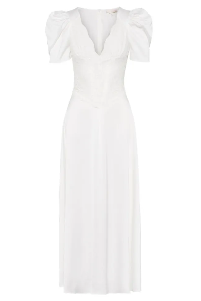 Francis Midi Dress White