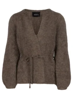 Fredrikke Chunky Cardigan Brown