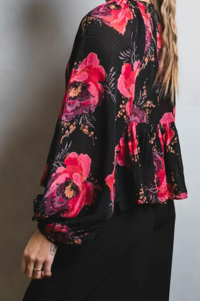 Georgette Blouse Evening Blush
