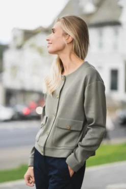 Gida Vincent Jacket Mulled Basil