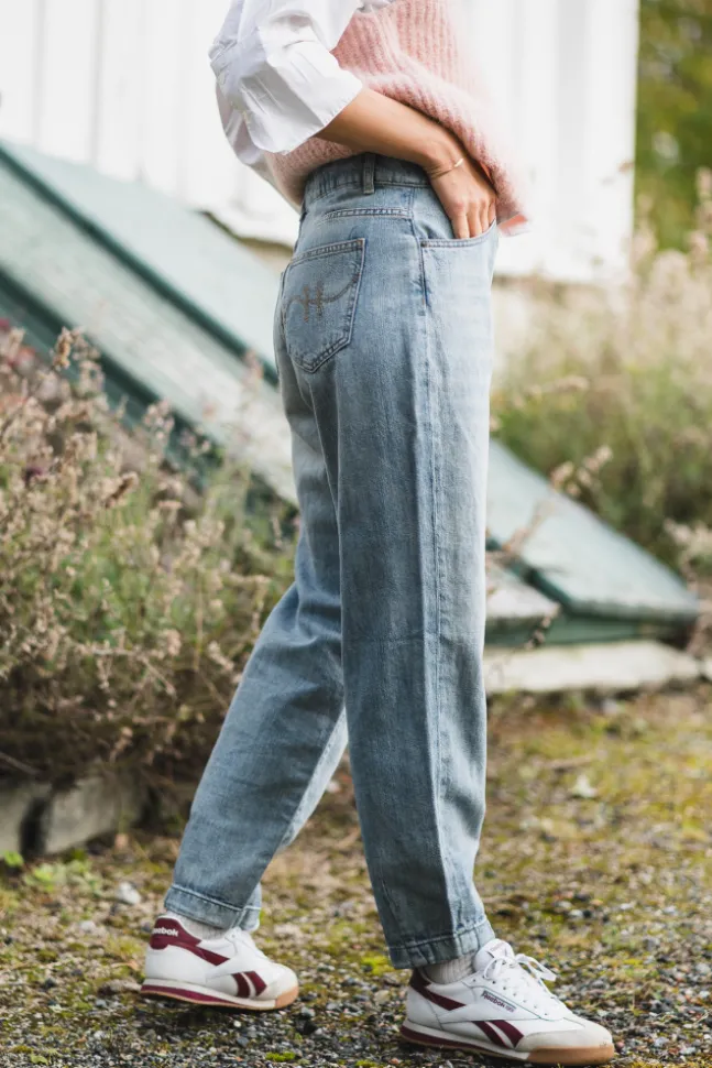 Giusy Jeans Light Wash Blue Denim