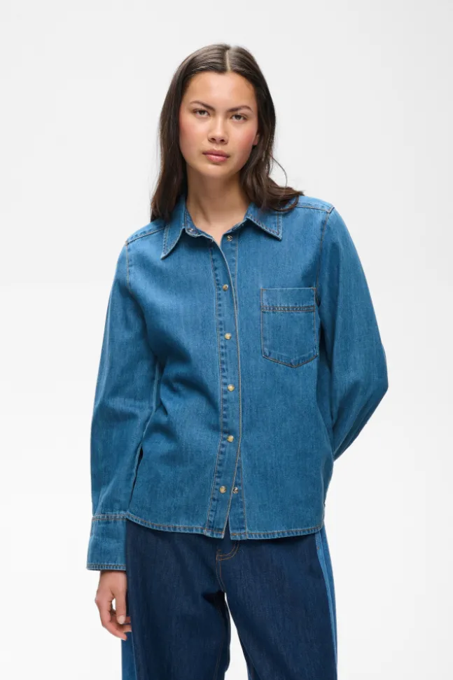 Glenn Shirt Faded Blue