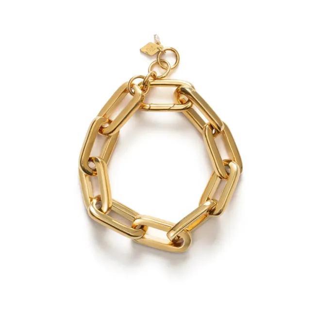 Golden Link Bracelet Gold