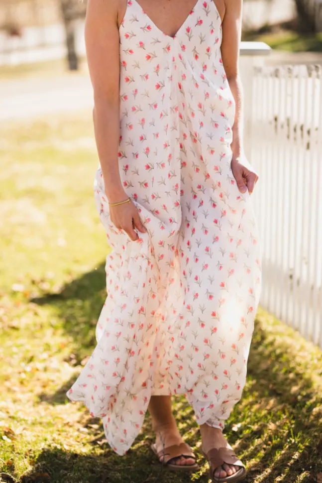 Grazia Flower Dress Offwhite