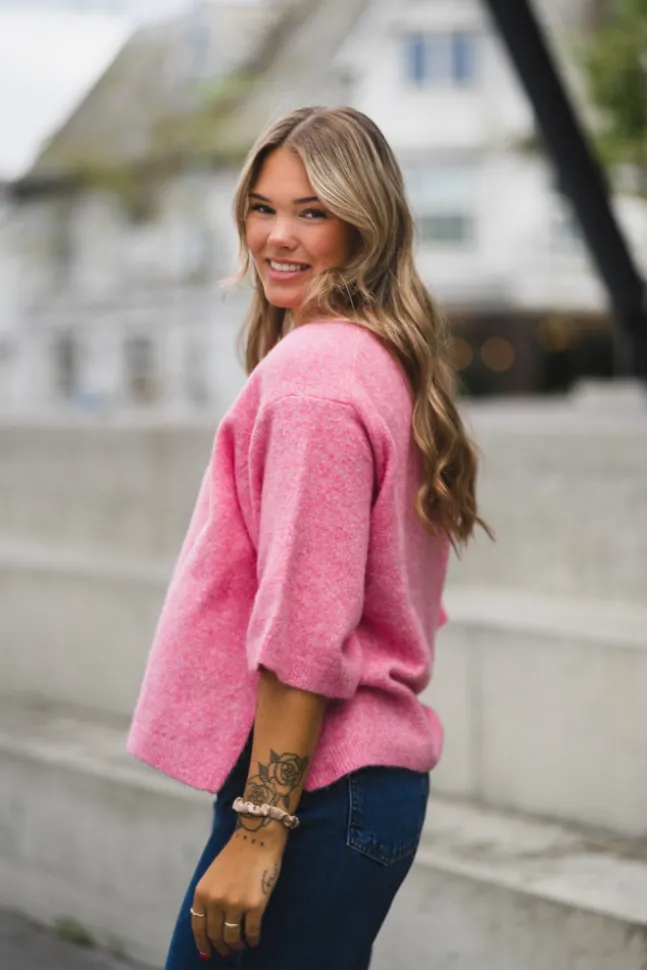Guni Tee Pink Carnation Melange