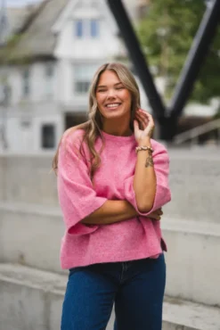 Guni Tee Pink Carnation Melange