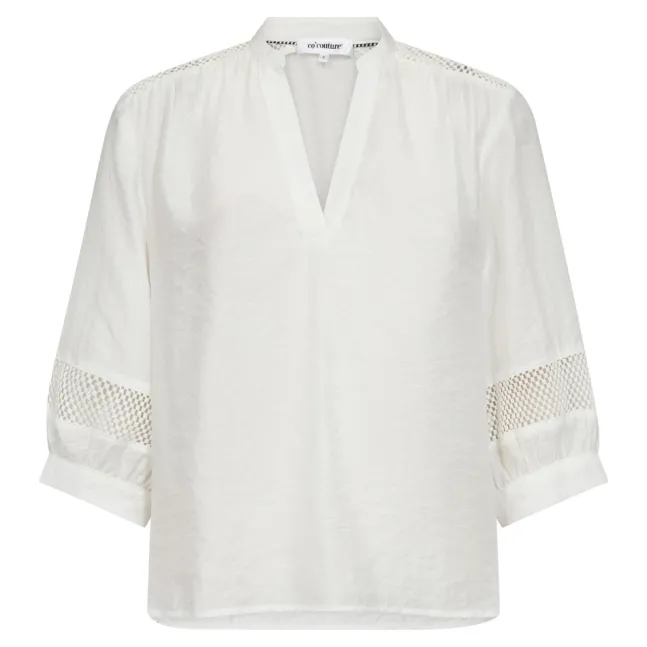 Gwenda SS Blouse Offwhite