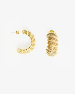 Half Moon Earrings Gold