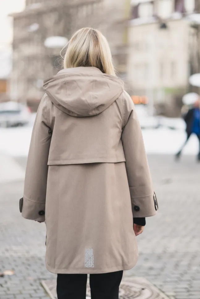 Havbris Coat Taupe