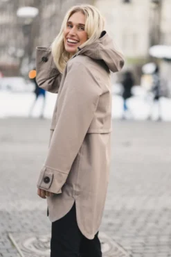 Havbris Coat Taupe