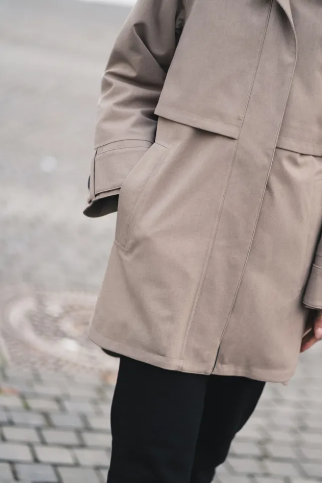 Havbris Coat Taupe