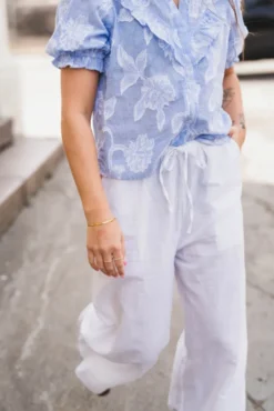 Heifa Linen Pants White