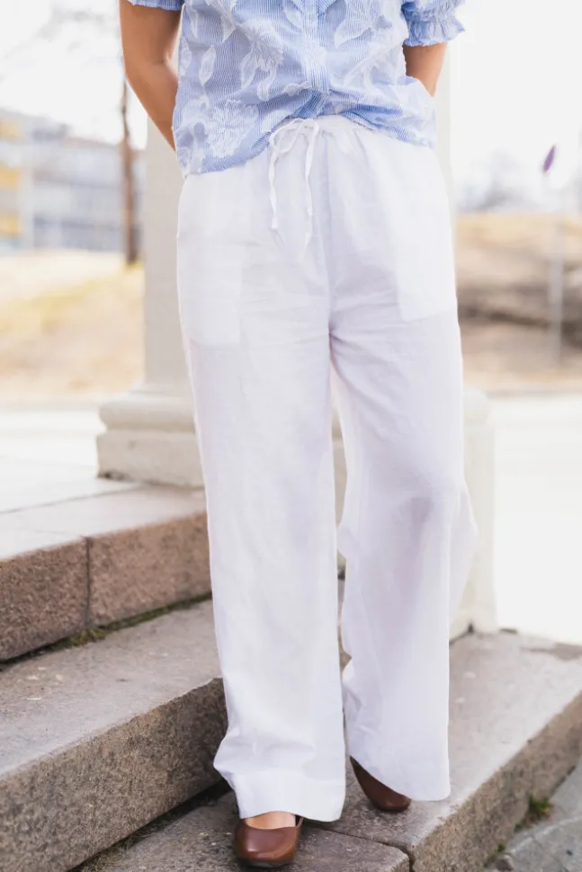 Heifa Linen Pants White