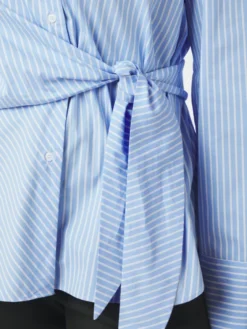 Helisa Stripe Shirt Light Blue