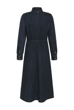 Hiro Dress Washed Dark Denim