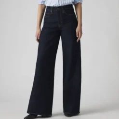 728 HR Wide Leg Retro Rinse