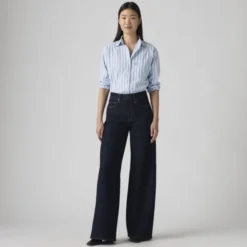 728 HR Wide Leg Retro Rinse