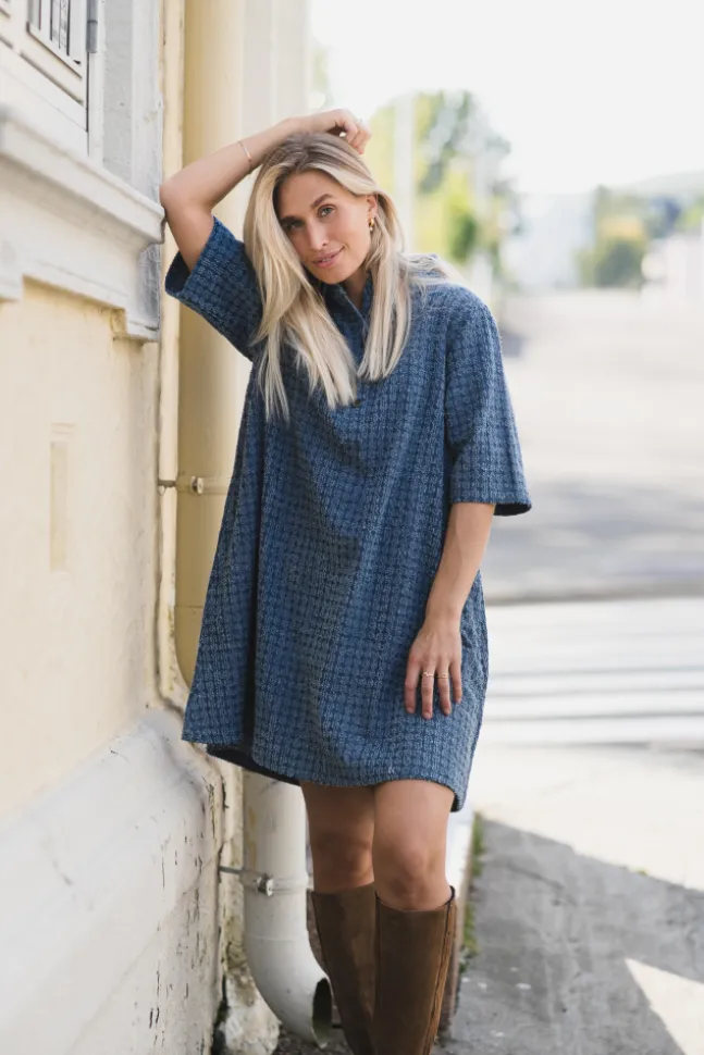 Ibo 2/4 Dress Mid Blue Wash