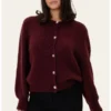 Idaic Cardigan Bordeaux