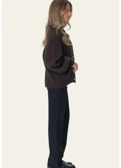 Idaic Cardigan Dark Brown